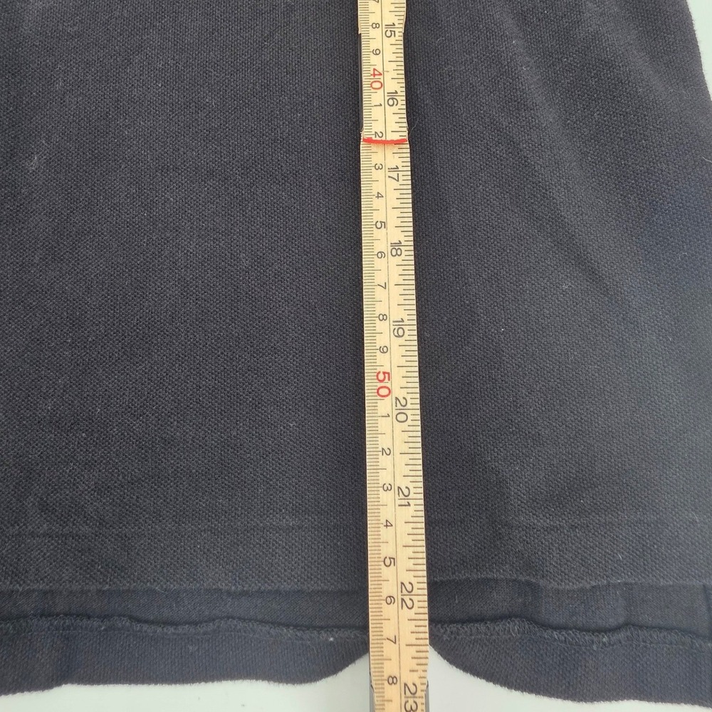 POLO RALPH LAUREN LONG SLEEVE POLO YOUTH MEDIUM 10 TO 12 BLACK RED PONY KIDS EUC - Picture 8 of 9